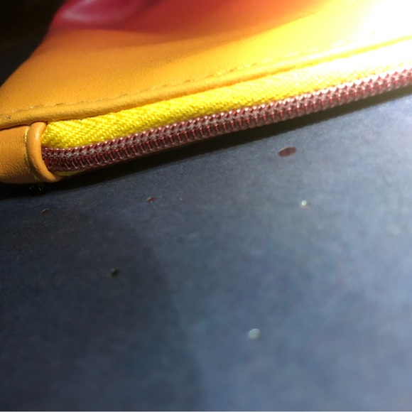 🐬 CLEARANCE ITEM : IPSY peace Love Lipstick Zippered Makeup Tote Ombré Colors - Picture 10 of 13